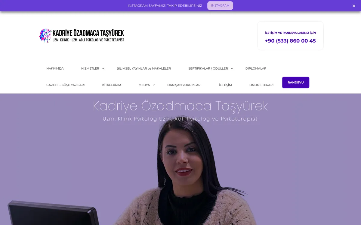 psikologevinde.com ana sayfası